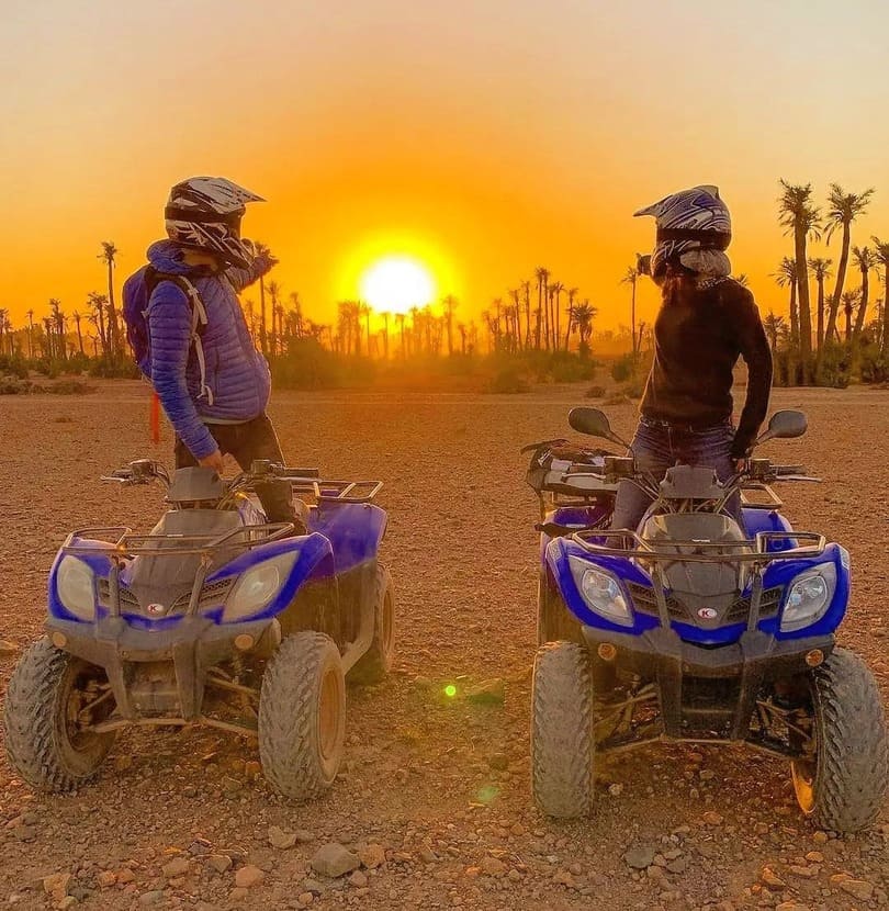 balade en quad à marrakech palmerai