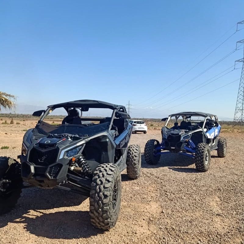 1h Can-Am Maverick palmeraie marrakech
